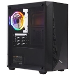 Компьютерный корпус Minitower ExeGate Mistery R2-NPX600 (mATX, БП 600NPX с вент. 12 см, 2*USB+1*USB 3.0, аудио, черный, 1 вент. 12см с RGb подсветкой и полоса на передней панели, боковая панель - закаленное стекло), фото15