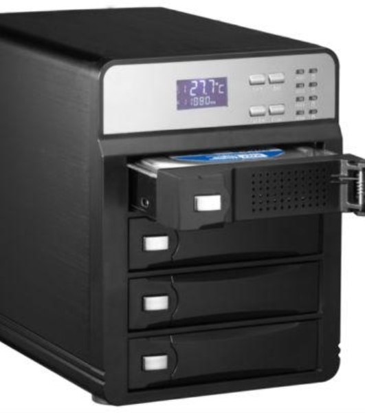 Внешний корпус для HDD AgeStar 3C4B3A1 SATA II алюминий черный LCD 3.5'