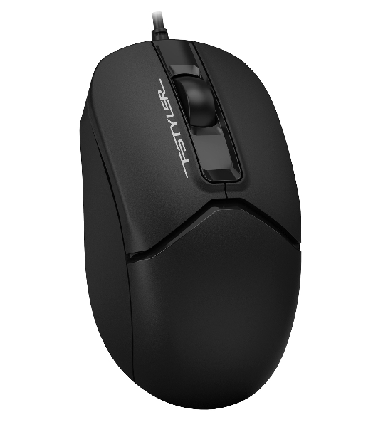 Мышь проводная A4Tech Fstyler FM12S черный, 1200 dpi, USB, кнопки - 3