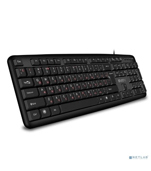 Клавиатура SVEN KB-S230 проводная, USB Type-A, чёрный