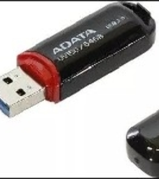 Флешка USB ADATA UV150 (AUV150-64G-RBK), 64Gb, USB 3.0, R/W 100/40, черный