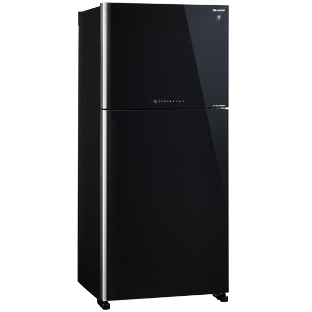 Холодильник Sharp SJ-XG60PGBK черный двухкамерный 422/178 л морозилка сверху, No Frost
