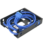 Панель с двумя портами USB 3.0 в слот 3.5 компьютерного корпуса и слот 2x2.5 CMU3-B3, фото2