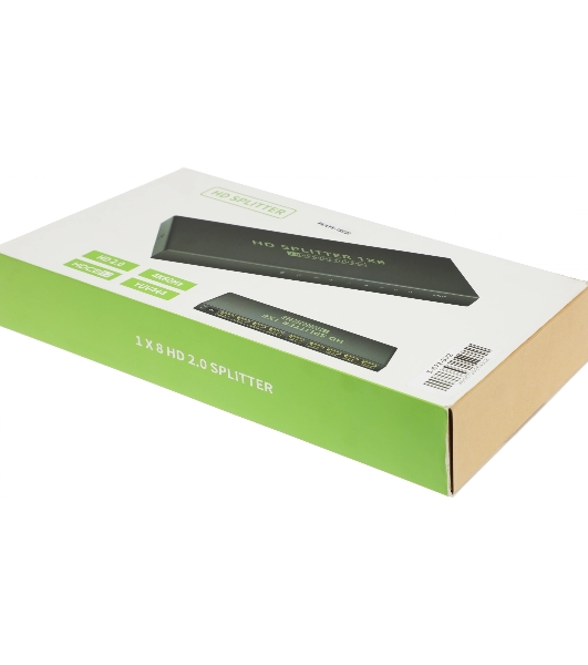 Сплиттер аудио-видео Premier 5-872-8V2 HDMI (f)/8xHDMI (f) черный