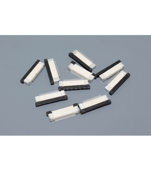 Разъем FPC Half Coverage Top Contact 0.5K-BS-20PWB 20 pin высота 2мм шаг 0,5мм 10 шт