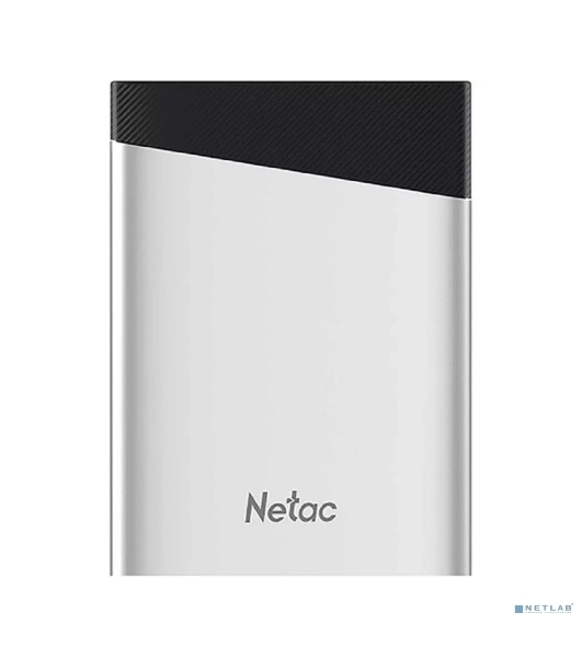 Внешний SSD Netac Z6S, 120 GB, USB 3.2 Gen 2 Type-C, R/W 520/440, серебристый