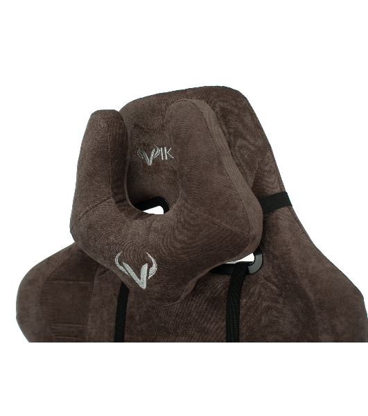 Кресло Бюрократ VIKING KNIGHT LT10 FABRIC коричневый, ткань, 120 кг, механизм качания