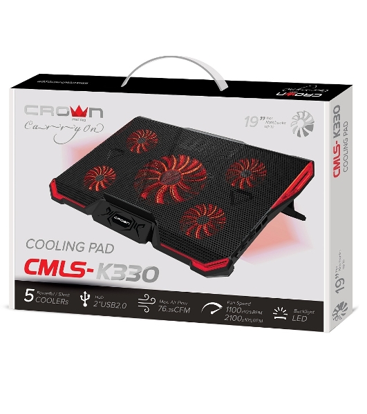 Подставка для ноутбука CROWN CMLS-k330 RED