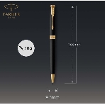 Ручка шариковая Parker Sonnet Core K528 (CW1931519) Matte Black GT M, черные чернила, подарочная коробка, фото4