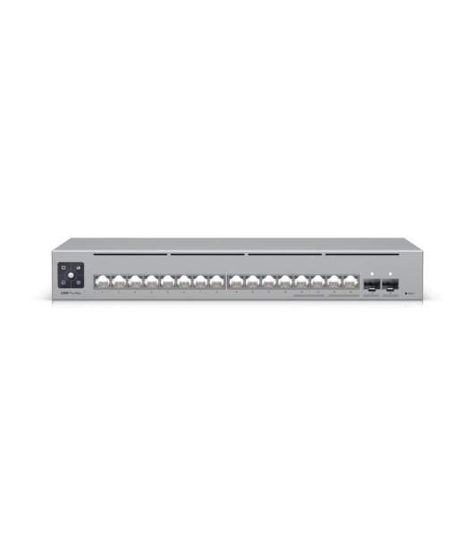 Коммутатор Ubiquiti Networking interface, (12) GbE RJ45 ports (4) 1/2.5 GbE RJ45 ports (2) 10G SFP+ ports; Total non-blocking throughput, 42 Gbps; Switching capacity, 84 Gbps