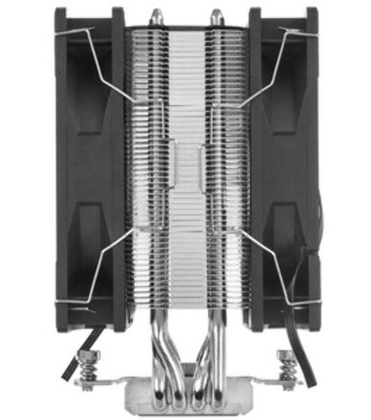 Кулер для процессора Thermalright Assassin Spirit 120 V2 серебристый/черный/серый (4-pin PWM, 154мм, Al/Cu, 4x6мм, 1x120мм, 66.17CFM, 25.6dBA, 1500RPM, S: 1851/1700/1200/115X, AM5/AM4)
