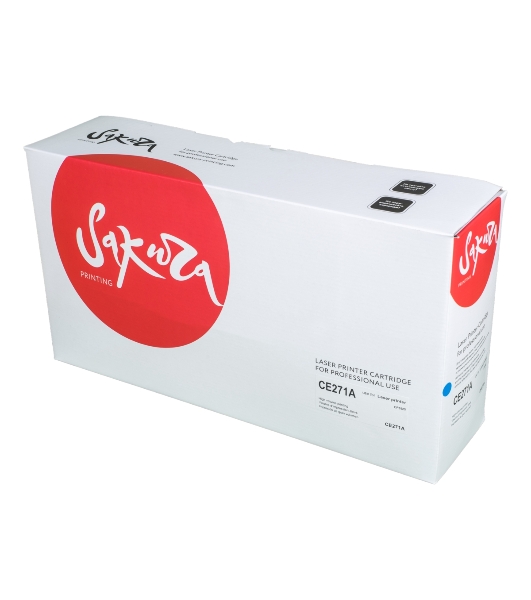 Картридж лазерный Sakura CE271A для HP LaserJet Enterprise M750xh, M750n, M750dn, CP5525xh, CP5525n, CP5525dn, синий, 15 000 к.