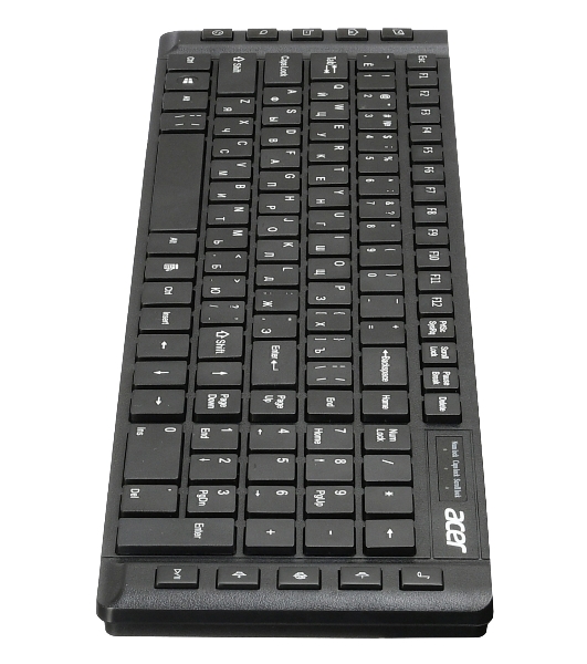 Клавиатура проводная Acer OKW010 ZL.KBDEE.002, USB, черный