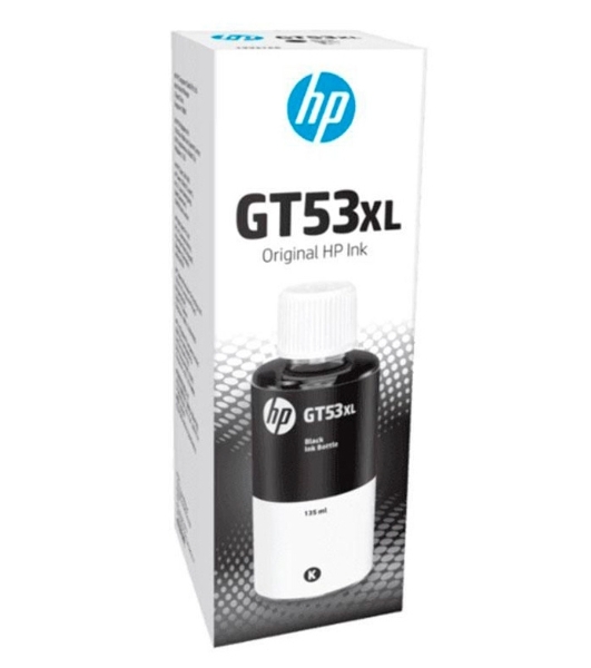 Емкость с чернилами HP GT53XL для GT 5810/5820/Ink Tank 115/315/319/419/415/Smart Tank 515/615, черный (135 ml), 6000 стр.