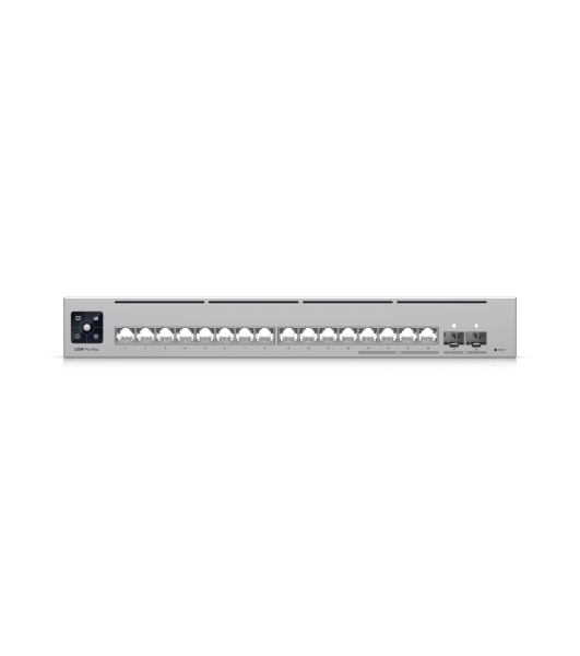 Коммутатор Ubiquiti Networking interface, (12) GbE RJ45 ports (4) 1/2.5 GbE RJ45 ports (2) 10G SFP+ ports; Total non-blocking throughput, 42 Gbps; Switching capacity, 84 Gbps
