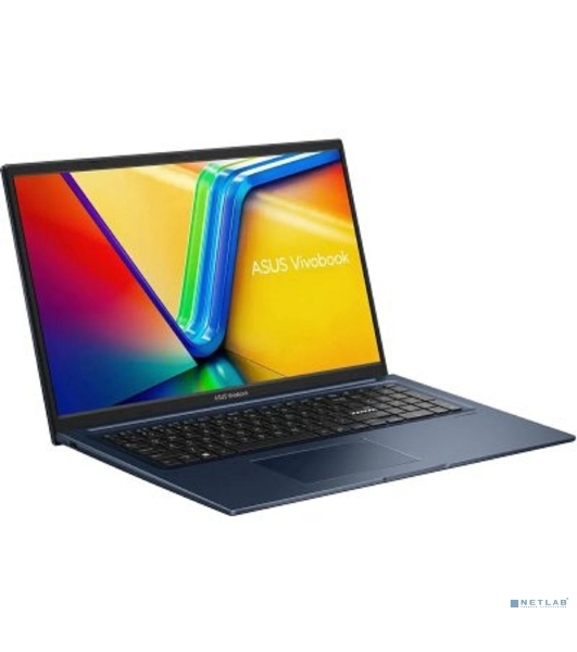 Ноутбук ASUS Vivobook 17 X1704VA-AU984/17.3'/IPS/Intel Core 3 100U/16GB/512Gb SSD/Intel UHD Graphics/No OS/синий/2.10kg