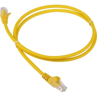 Патч-корд LANMASTER LSZH UTP cat.5e, 2.0 м, желтый