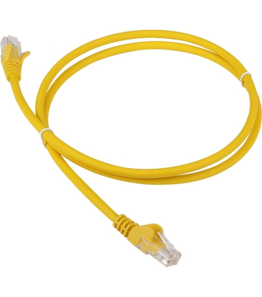 Патч-корд LANMASTER LSZH UTP cat.5e, 2.0 м, желтый