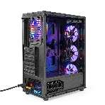 Компьютерный корпус Miditower ExeGate i3 BASE-EVO800 (ATX, БП EVO800RGb с вент. 12 см, с окном, 1хUSB+1хUSB 3.0, аудио, 4 вент. 12см с RGb подсветкой), фото10