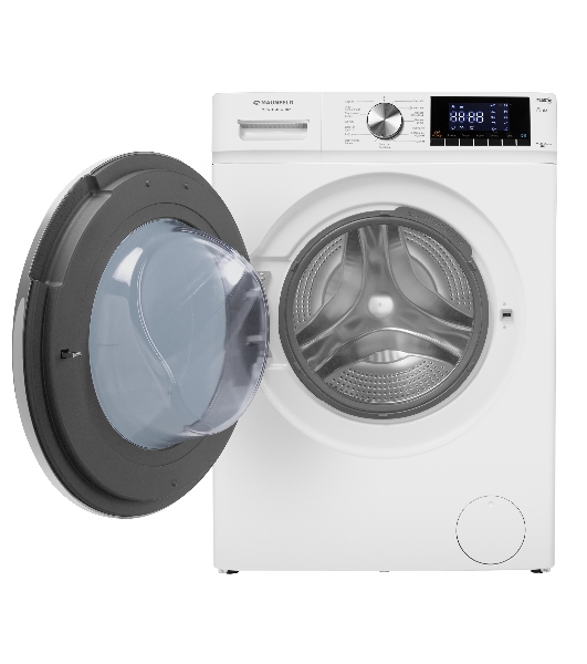 Стиральная машина Maunfeld MFWM148WH02 белый, загрузка фронтальная 8 кг, 1400 об/мин., класс: А+++