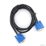 Кабель VGA Pro Cablexpert CC-PVGA-1.8M, 15M/15M, 1.8м, экран, феррит. кольца, пакет, фото 1