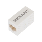 Проходной адаптер Rexant RJ-45(8P-8C), UTP неэкранированный, cat.6, (гнездо-гнездо), фото 1