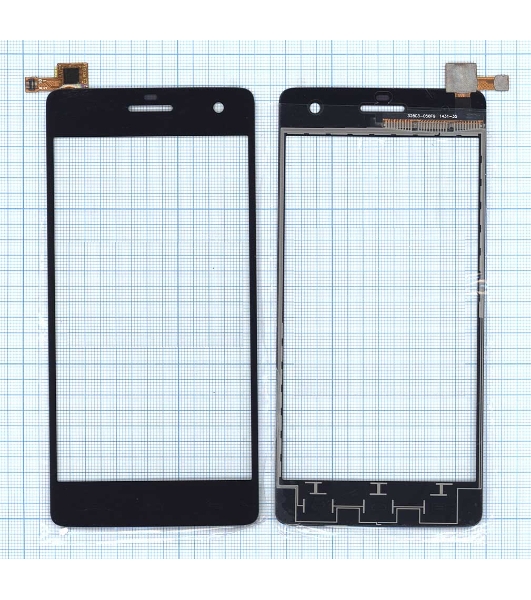 Сенсорное стекло (тачскрин) для Micromax Canvas Knight A350, черное