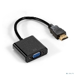 Кабель-переходник HDMI-VGA ExeGate EX-HDMIM-VGAF-0.2 (19M/15F, 0,2м), фото4