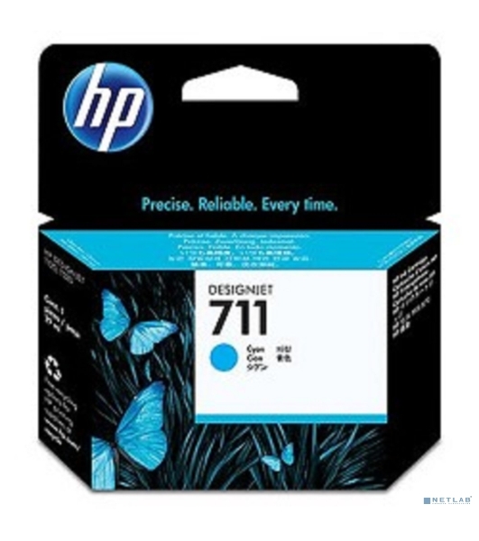 Картридж струйный HP №711 CZ130A голубой для HP DJ T120/T520 (29мл)