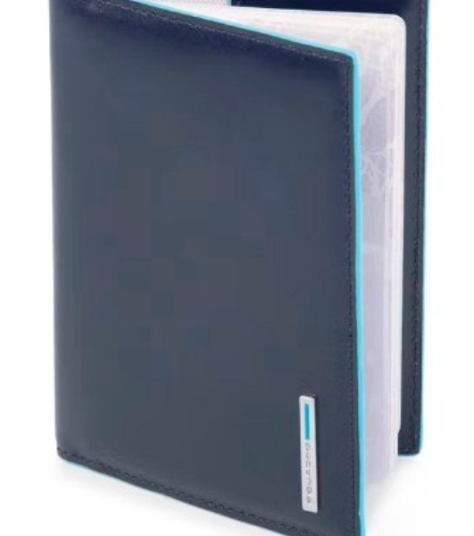 Обложка для паспорта Piquadro Blue Square PP5255B2/BLU2 синий натур.кожа