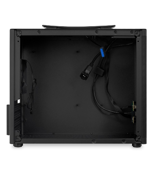 Компьютерный корпус без блока питания HSPD M210, Mesh Mid Tower, черный, 0.7 SPCC, 1x90мм mATX, mITX 140/280/150мм 1x2.5', 1x3.5', 4xPCI 1xUSB-A 3.0 302x168x350мм