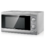 Микроволновая печь BBK 20MWS-707M/S серебро, 20 л, 700 Вт, переключатели - поворотный механизм, фото 1