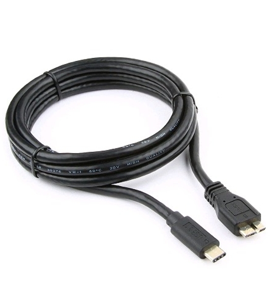 Кабель Cablexpert CCP-USB3-mBMCM-6 USB3.0 microBM/USB3.1TypeC, 1.8м, 