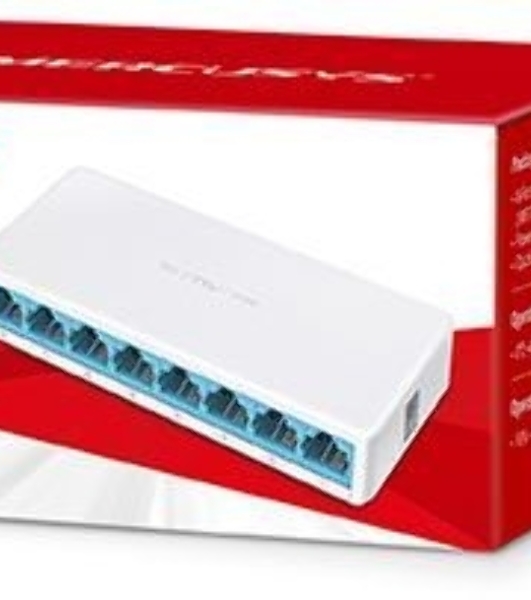 Коммутатор Mercusys MS108, 8 портов Ethernet 100 Мбит/с