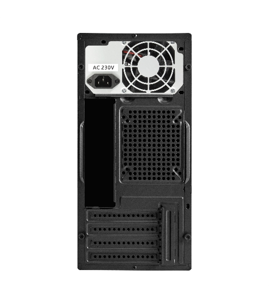 Компьютерный корпус Minitower ExeGate BAA-303M-AA500 (mATX, БП AA500 с вент. 8см, 2*USB, HD Audio, черный)
