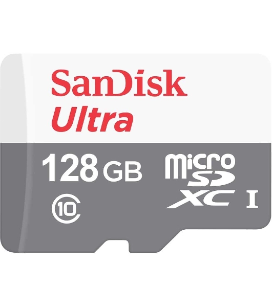 Флеш карта microSD 128Gb SanDisk microSDXC Class 10 Ultra UHS-I 100Mb/s