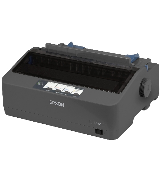 Принтер матричный Epson LX-350 (C11CC24031/C11CC24032), (А4, 357 cps (12 cpi), USB, LPT, COM)