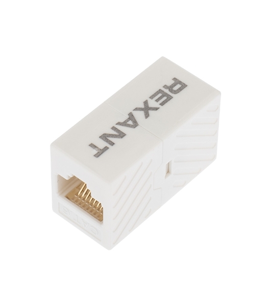 Проходной адаптер Rexant RJ-45(8P-8C), UTP неэкранированный, cat.6, (гнездо-гнездо)
