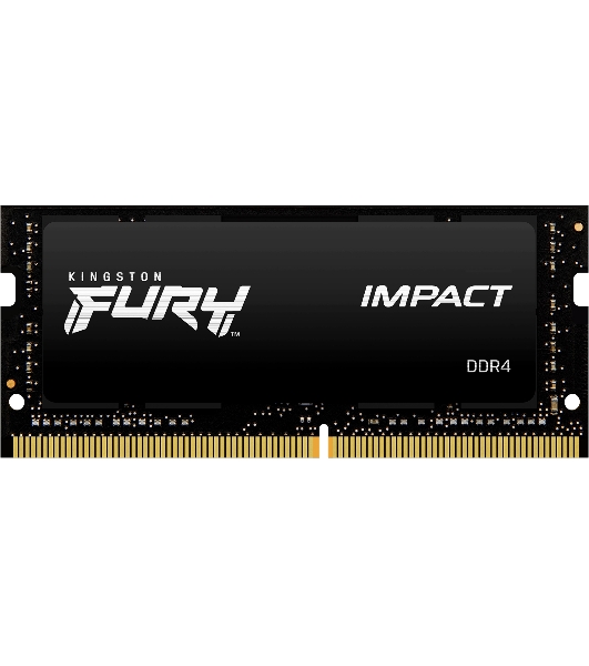 Оперативная память Kingston Fury Impact, DDR4, 32GB (1x32GB), 3200MHz, CL20, SO-DIMM