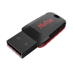 Флешка USB Netac U197 (NT03U197N-064G-20BK), 64Gb, USB 2.0, R/W 25/10, черный/красный, фото5
