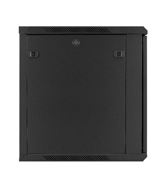 Шкаф телекоммуникационный 19' настенный 12U ExeGate EC-WM-12U.600.G.BLACK (19', 12U, 600x600x635 мм (ШхГхВ), передняя дверь закаленное стекло, съемные боковые панели, пыле- и влагозащита IP23, черный RAL 9004)
