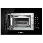 Встраиваемая микроволновая печь Kuppersberg HMW 620 B, объем 20 л, мощность 700 Вт, поворотный стол, High-Tech, 9 автоматических программ, гриль, сенсорное управление, черный, фото27