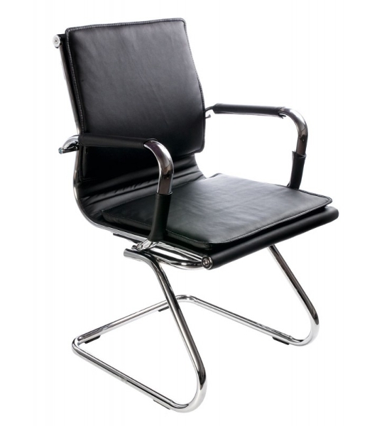 Кресло Бюрократ CH-993-Low-V черный, экокожа