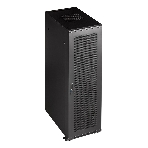 Шкаф коммутационный Lanmaster (TWT-CBB-42U-6X10-G1) напольный 42U 600x1000 мм пер. дв. стекл задн. дв. спл. стал. лист 2-хст. 2 бок. пан. 800 кг черный IP20, фото2