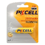 Литий-ионный аккумулятор PKCELL 18650 2600-1B тип - 18650 1 шт в блистере, без защиты, фото 1