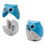 Точилка для карандашей ручная Silwerhof Owl Солнечная коллекция, 2 отверстия, пластик, ассорти, коробка, фото6