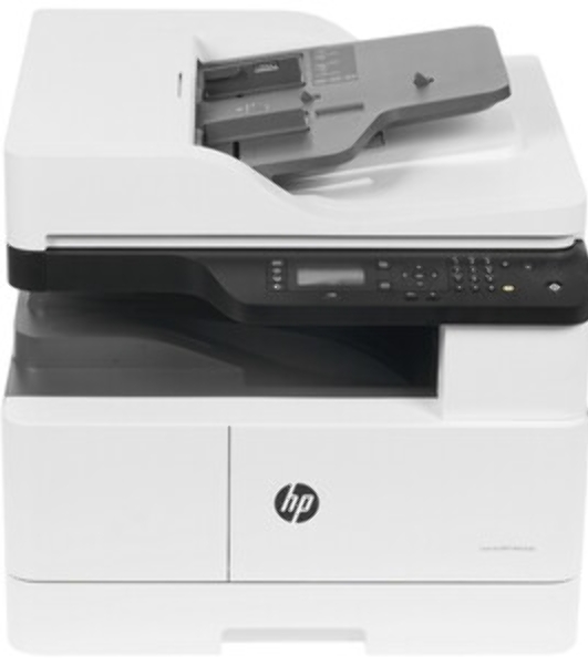МФУ лазерное HP LaserJet MFP M443nda (8AF72A), A3, ч/б, печ. до 25 стр/мин. (А4) до 13 стр/мин. (А3), скан. до 21 стр/мин., 1200 x 1200 dpi (печать) 600x600dpi (скан.), USB, RJ-45