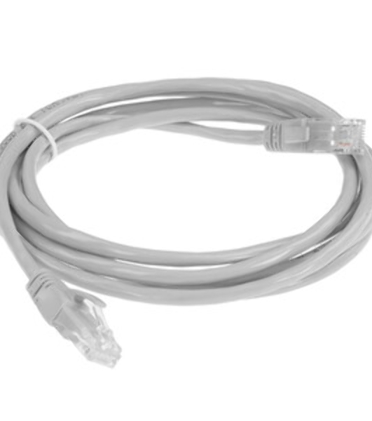 Патч-корд ExeGate UTP-RJ45-RJ45-5e-CU-2M-GY, UTP, cat.5e, 2м, медь, серый