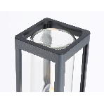 Светильник Ambrella light ST2409 GR/CL серый/прозрачный IP54 E27 max 40W 110*110*350, фото5