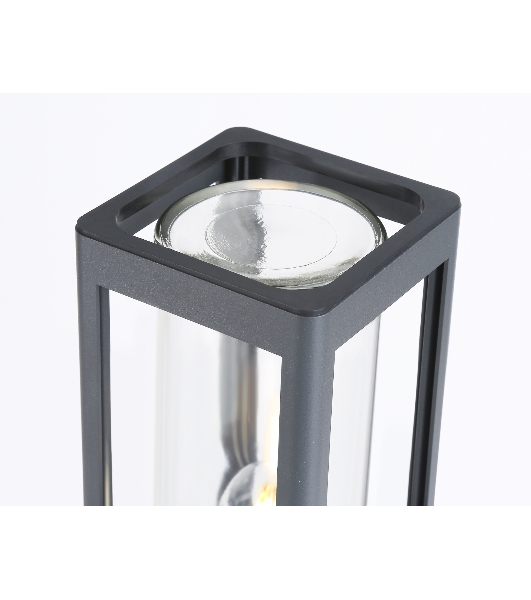Светильник Ambrella light ST2409 GR/CL серый/прозрачный IP54 E27 max 40W 110*110*350